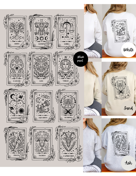 SAND - Zodiac Crewneck Sweatshirt