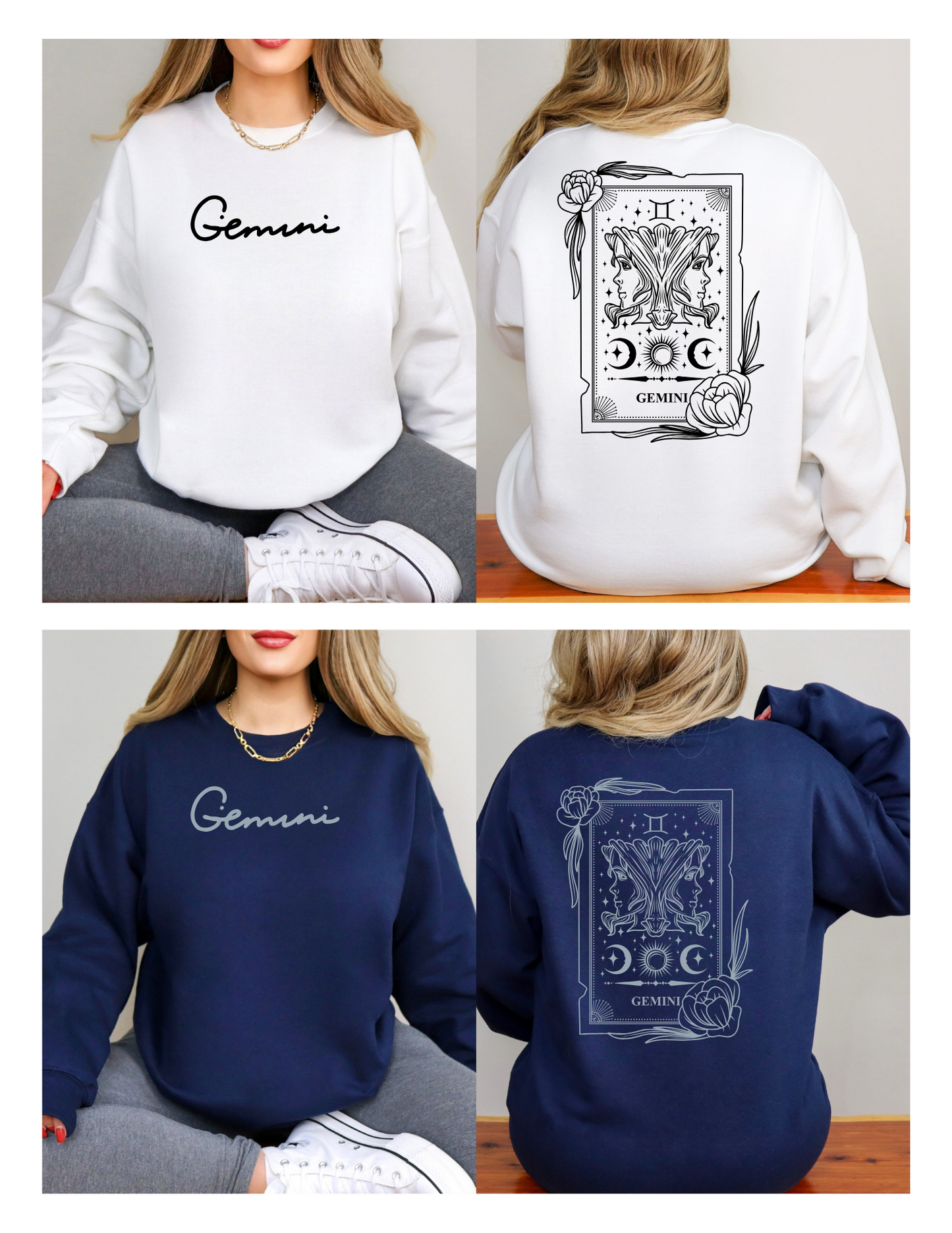 ROYAL BLUE - Zodiac Crewneck Sweatshirt