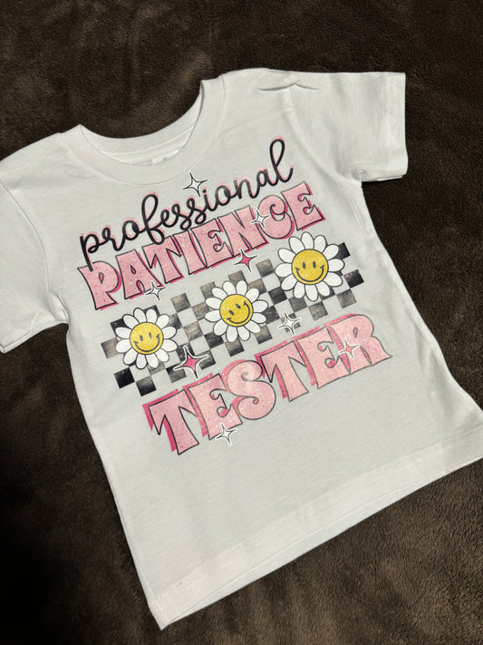 Patience tester toddler tee