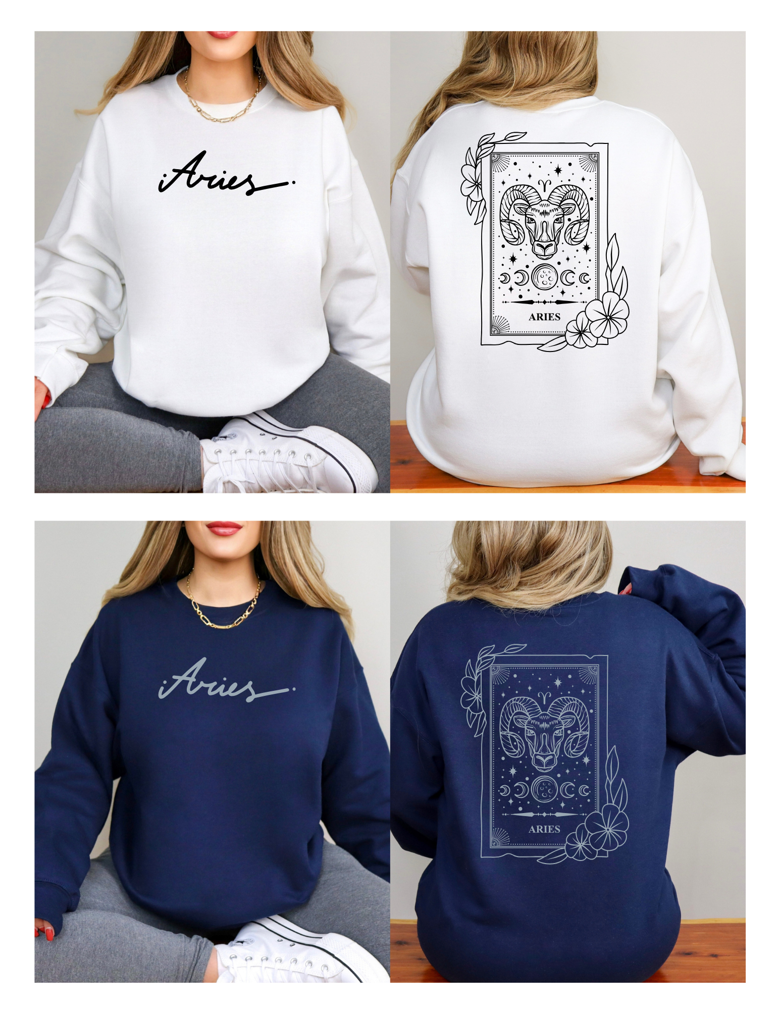 ASH - Zodiac Crewneck Sweatshirt – jrichcreativellc